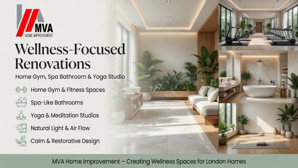Wellness‑Focused Renovations – Home Gym, Spa Bathroom & Yoga Studio