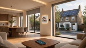 Tech-enabled London home with smart thermostat, energy monitoring and sustainable upgrades by MVA Home Improvement.